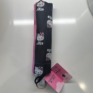 NWT Hello Kitty Umbrella Pink White Black